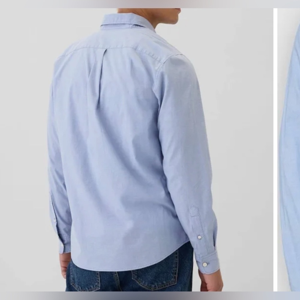 IVY CREW Men's long sleeve shirt size:L color:gray - Picture 4 of 5